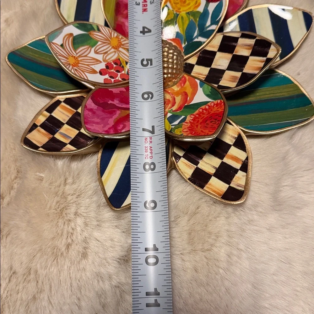 MacKenzie - Childs Colorful Floral Medium Wall Decor BNIB - Picture 5 of 8